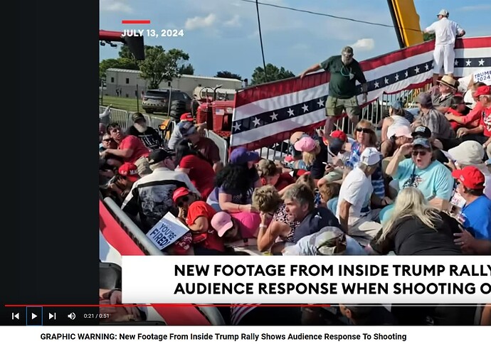 Shooter's line of sight