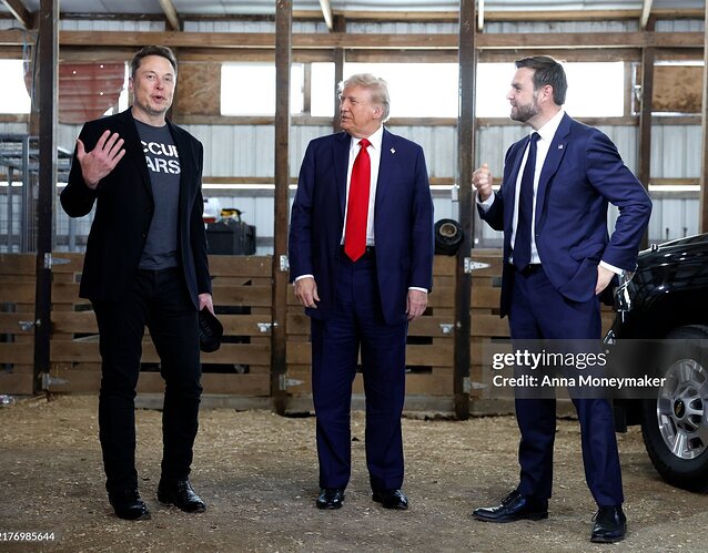 Musk Meets with Trump Vance