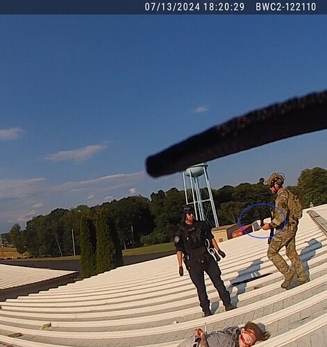 Mike Passing Object to SWAT guy