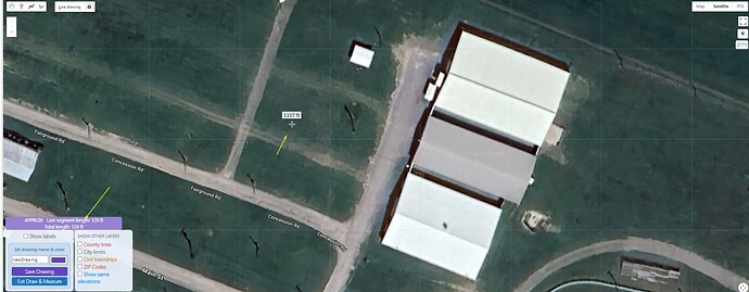 129 ft line