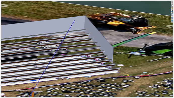 Crooks line to Trumps ear zommed