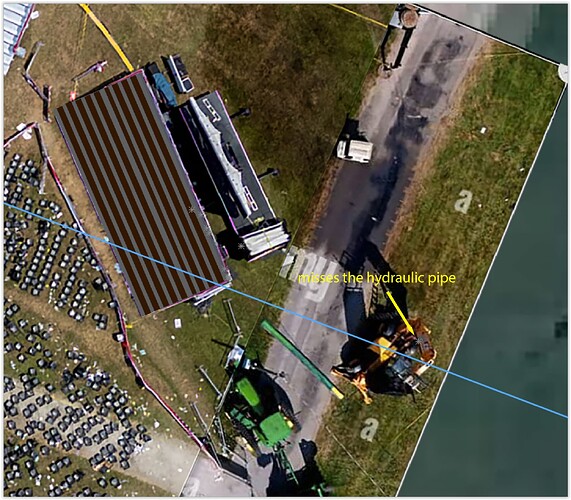 Shot 3 misses the pipe