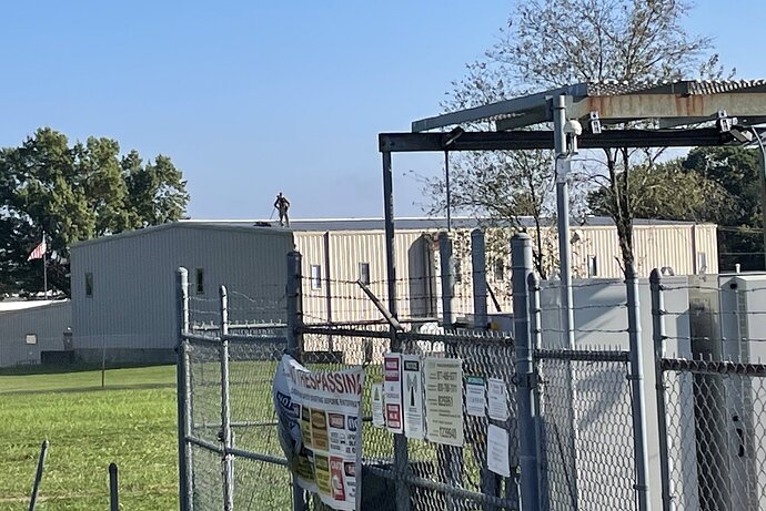 Snipers on roof