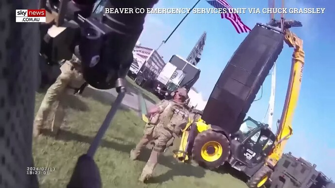 WATCH_ Complete bodycam footage of police discovering Trump shooter's body 0-14 screenshot