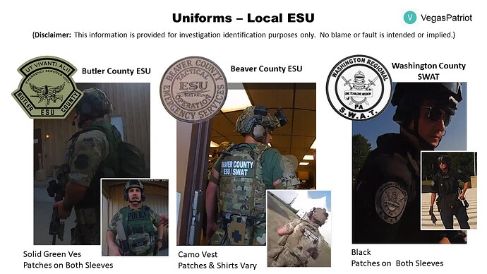 Field Uniforms - Local ESU