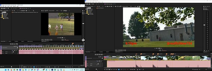 Flags and Stewert at Shot 1