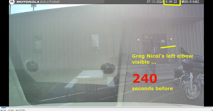 Greg Nicols elbow 240 sec before