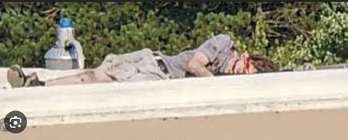 Crooks after he was shot