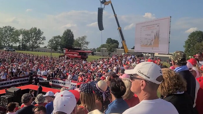 Crowd near North Bleachers