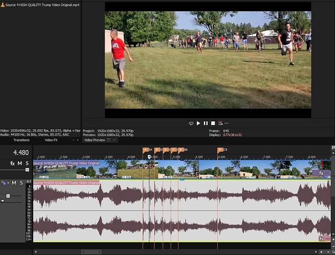 Source 4, shots 4-8, facing Southeast