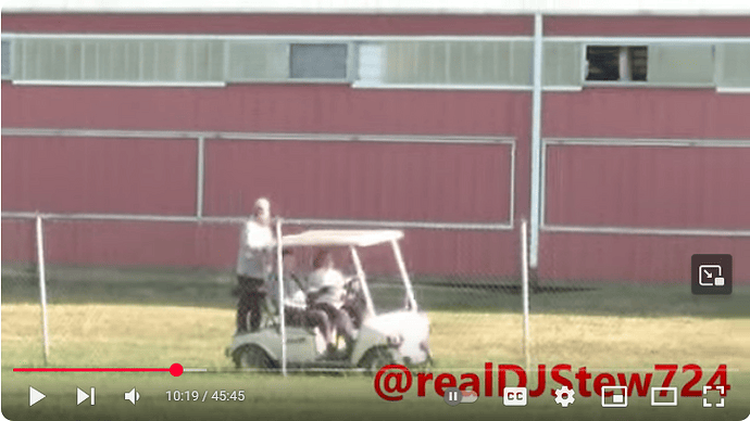 white golf cart