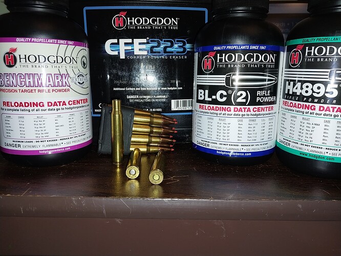 different materials for crafting a 30-06