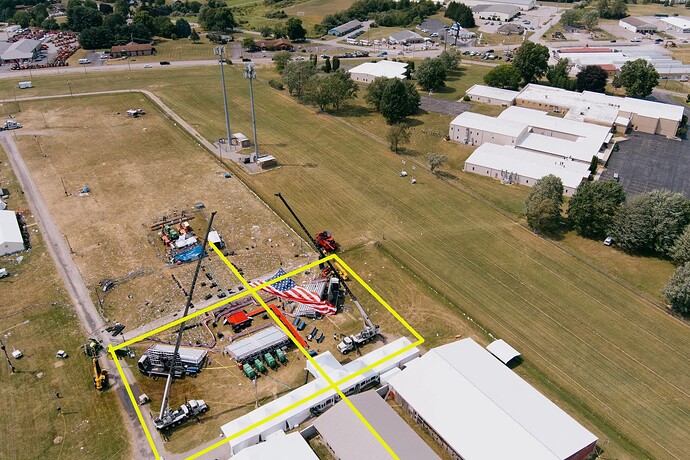 Trump stage location