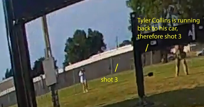 Tyler Collins running back to the car