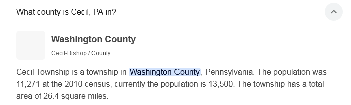 Cecil PA