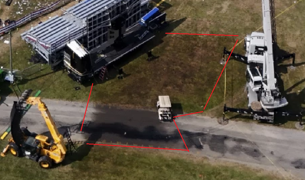 hydraulic fluid spread out