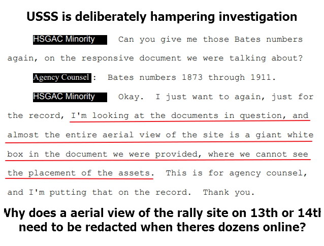 USSS is deliberately hampering investigation!!